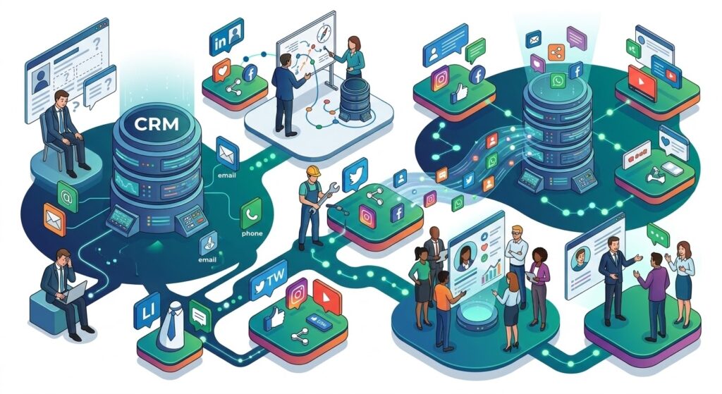 Guide to Integrating Your CRM with Social Media